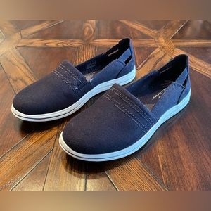 Women's Navy Slip-On Shoes